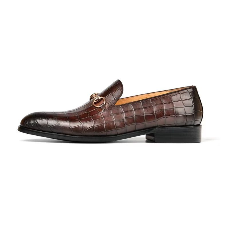 Loafers För Män Hazel Luxury Elegant Slip-on - Kaffe