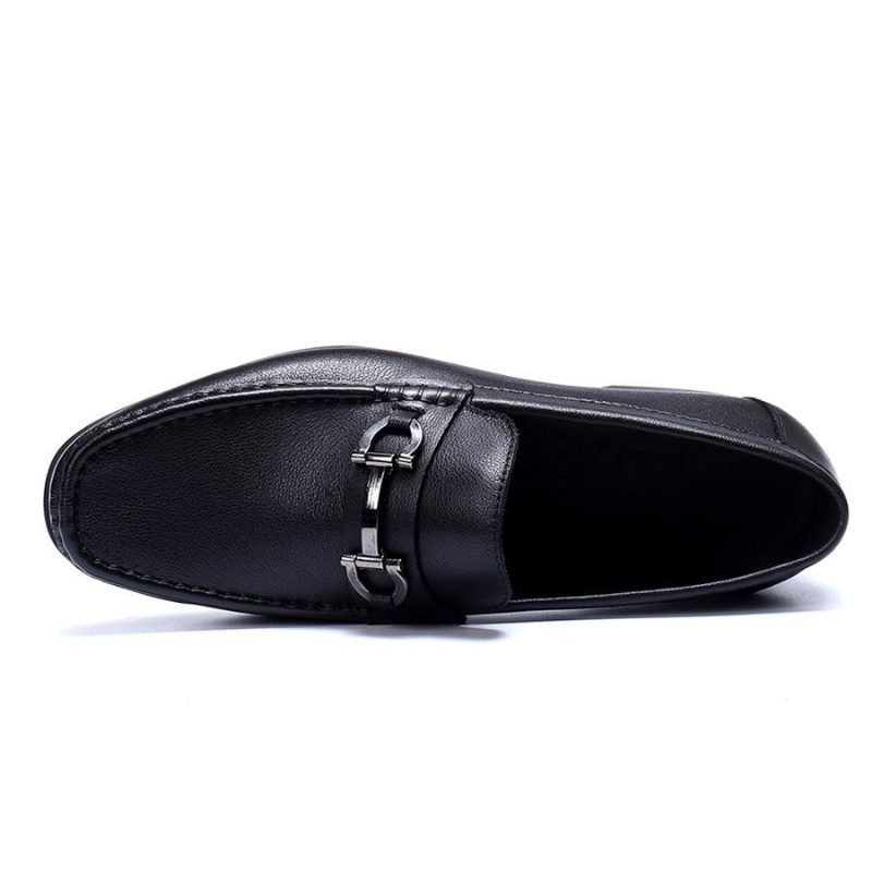 Loafers För Män Hazel Luxury Slip-on Leather - Svart