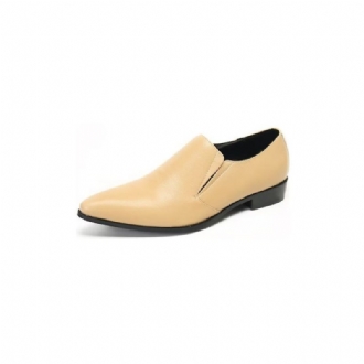 Loafers För Män Luxury Smooth Leather Elegant Slip-on