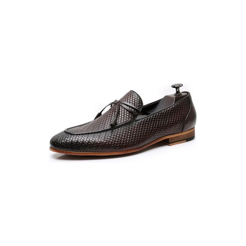 Loafers För Män Lyxiga Croctex Slip On