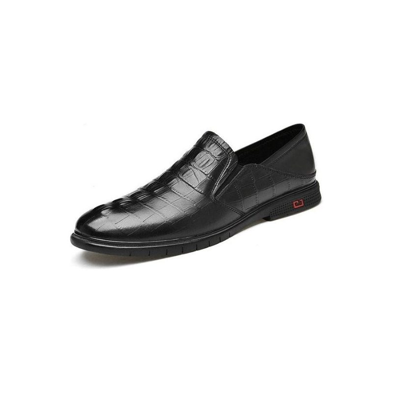 Loafers För Män Lyxiga Krokodilläder Slip-on Office