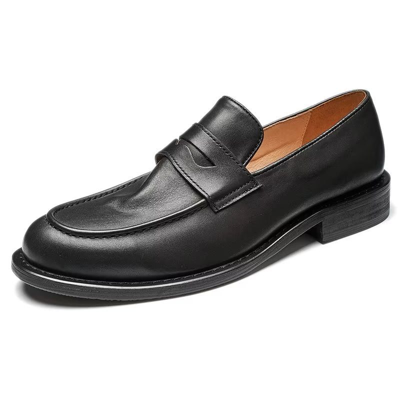 Loafers För Män Modish Slip On Penny - Svart