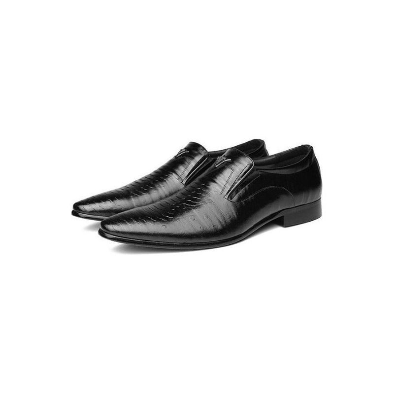 Loafers För Män Slip-on - Svart