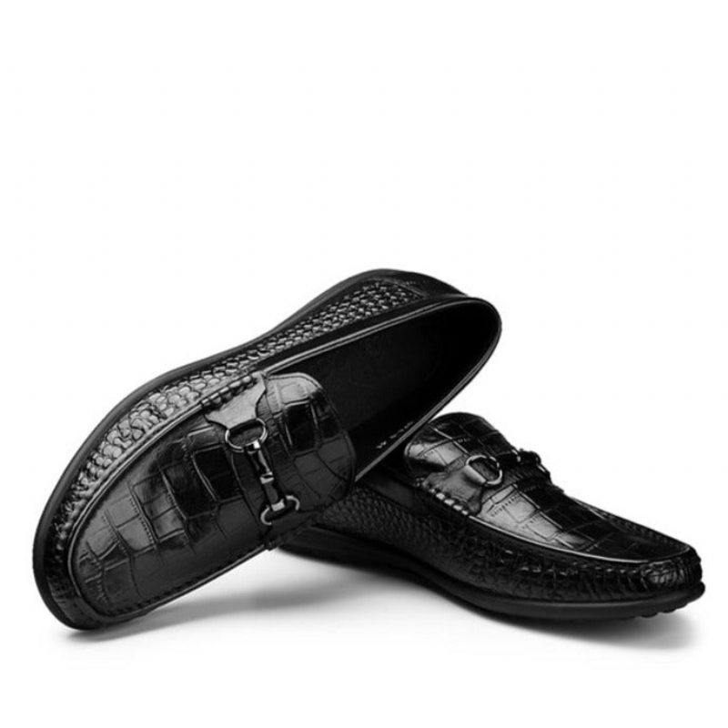 Loafers För Män Slip-on Andningsbara Casual - Svart