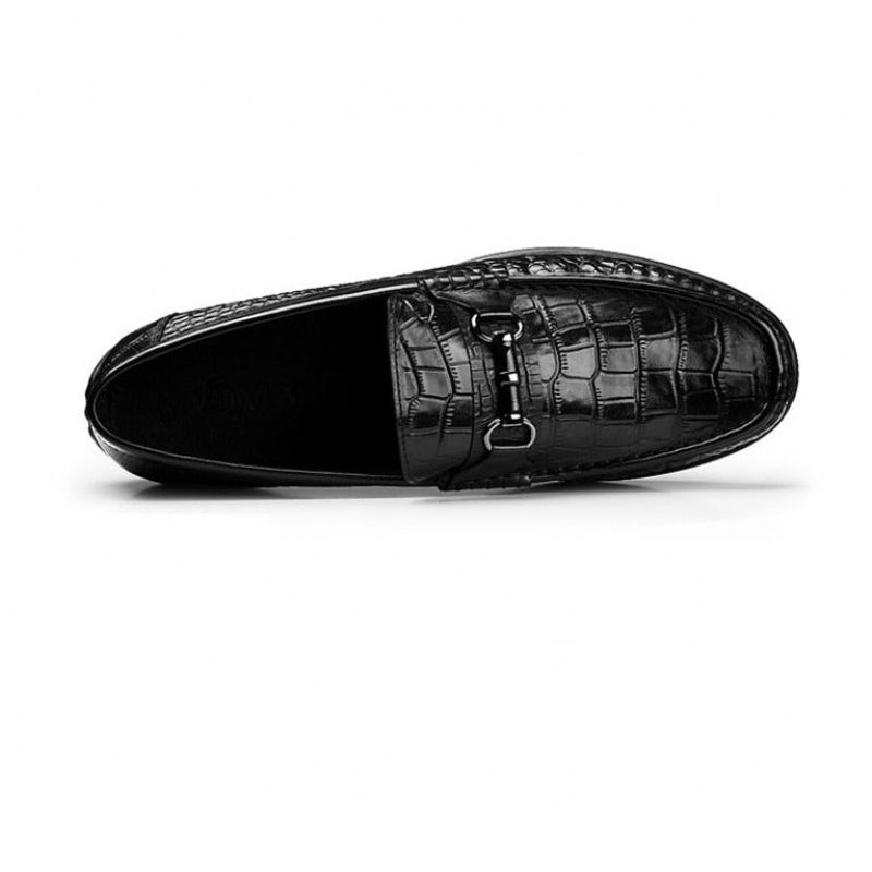 Loafers För Män Slip-on Andningsbara Casual - Svart