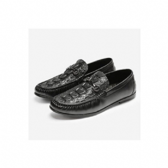 Loafers För Män Snygga Slip-on Leather