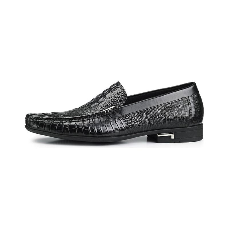 Loafers För Män Vattentät Slip-on Loafer Skor - Svart