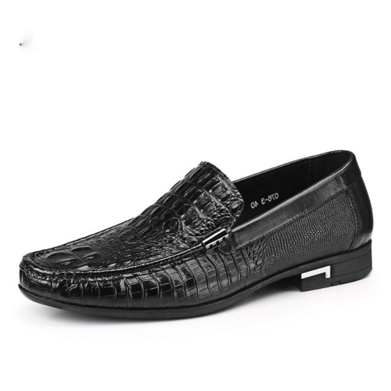 Loafers För Män Vattentät Slip-on Loafer Skor - Svart